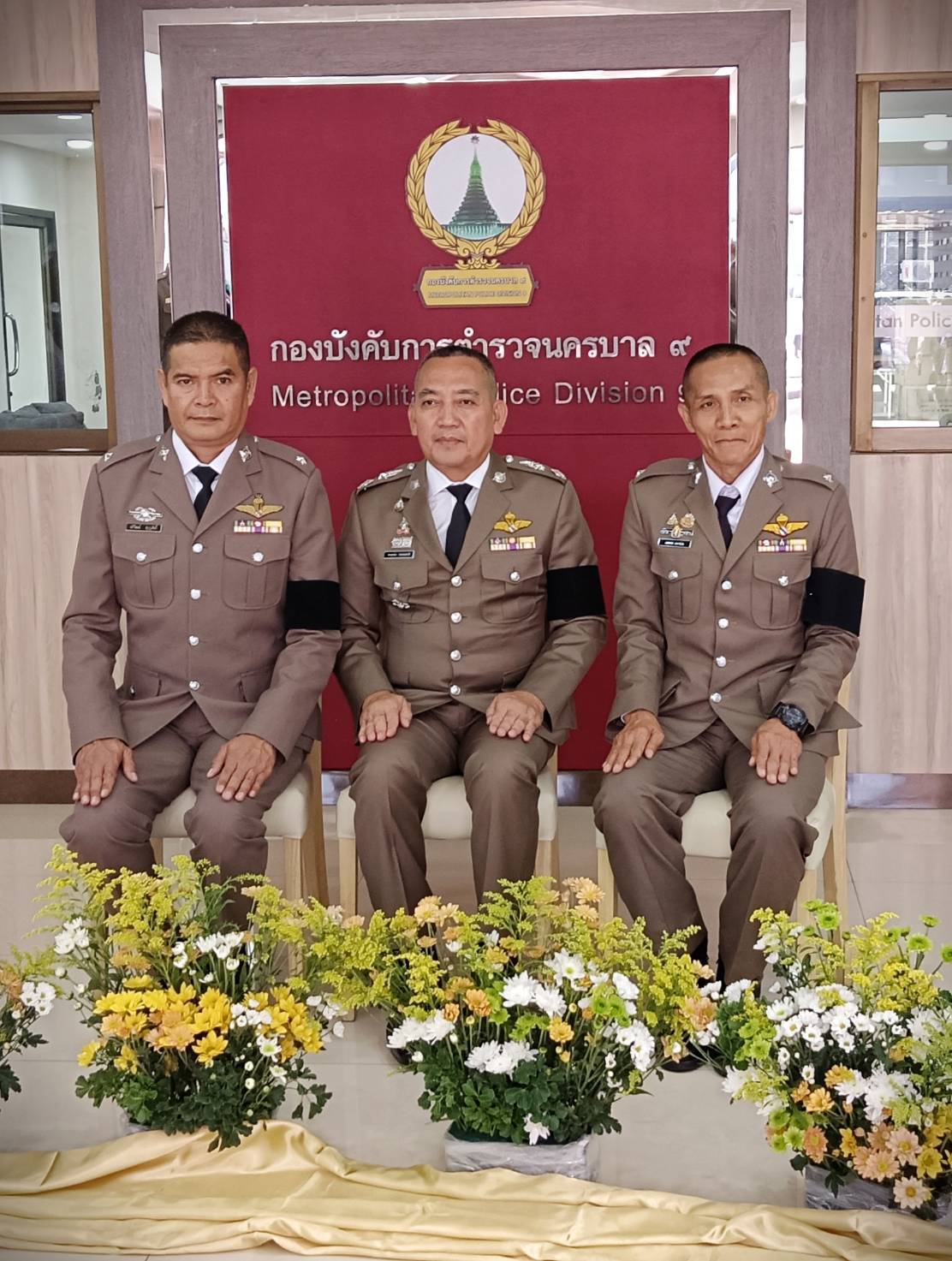 บรรยากาศการเข้าแถวเคารพธงชาติ