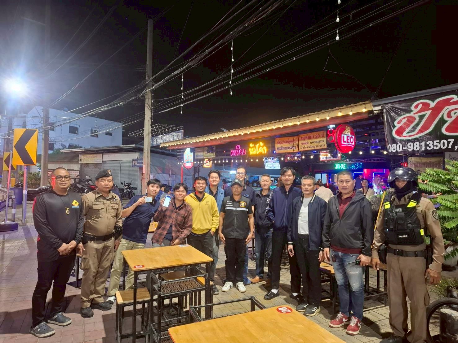 บรรยากาศการเข้าแถวเคารพธงชาติ