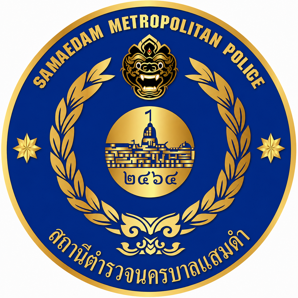 โลโก้สถานีตำรวจนครบาลแสมดำ