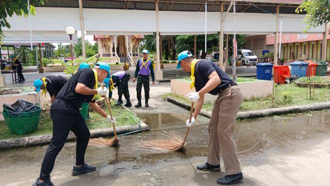 กิจกรรมจิตอาสาบำเพ็ญสาธารณประโยชน์ ณ วัดพรหมรังษี