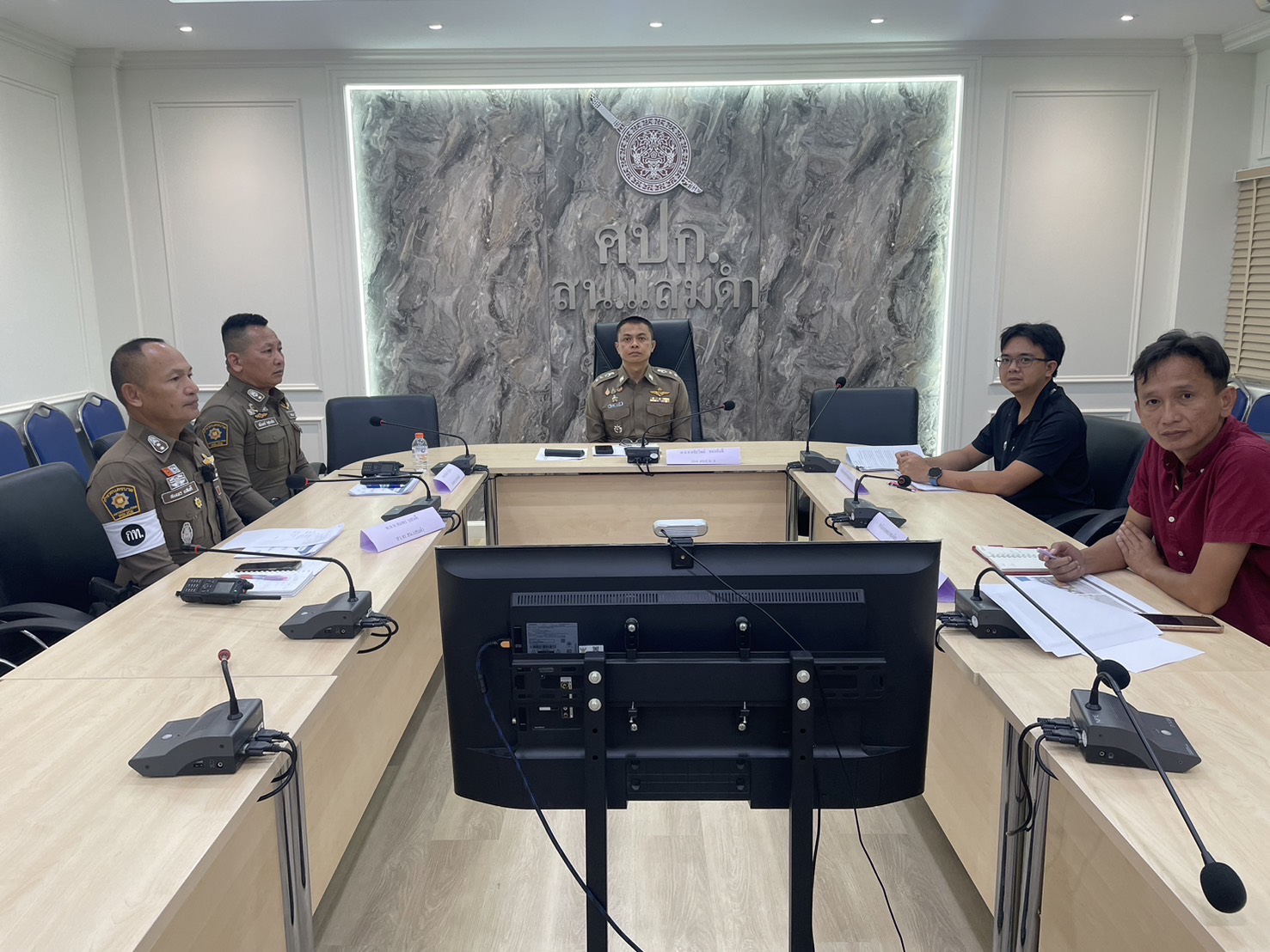 ประชุมร่วมสำนักการระบายน้ำ กรุงเทพมหานคร และหน่วยงานที่เกี่ยวข้อง