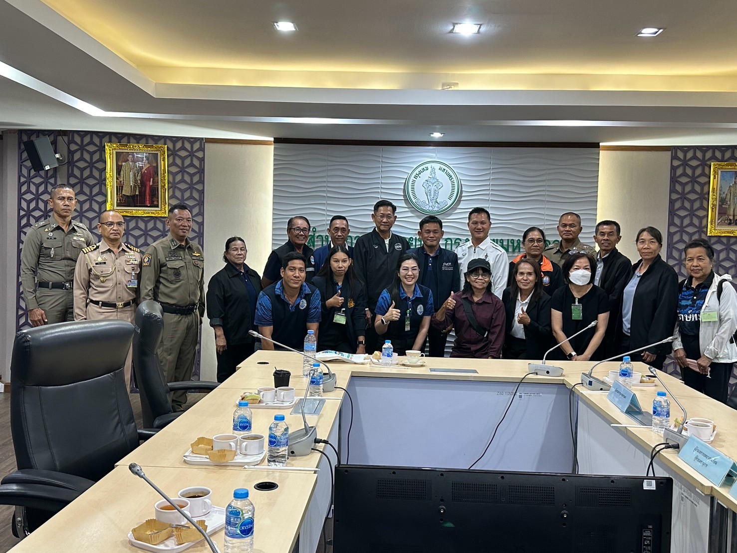สน.แสมดำ ร่วมประชุมคณะกรรมการทรัพยากรทางทะเลและชายฝั่ง กรุงเทพมหานคร